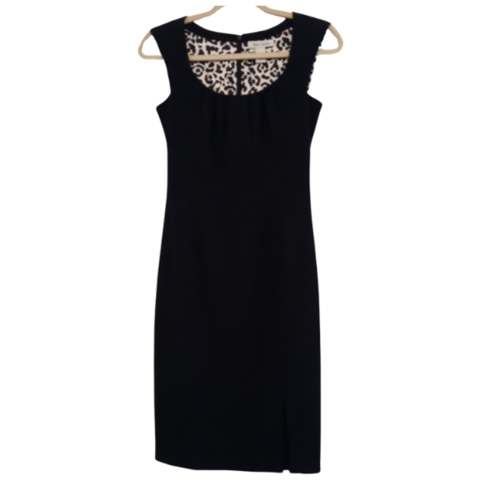 🎁 WHBM Vintage LBD. Has Pleating on Bust Area, Wide Waistband, Front Side Slit